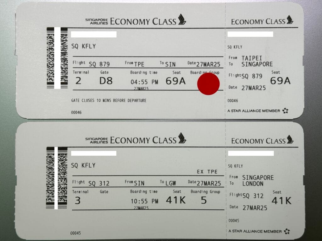 [飛行體驗] 新加坡航空 Singapore Air SQ879/SQ312 桃園(TPE)-新加坡(SIN)-倫敦(LGW)