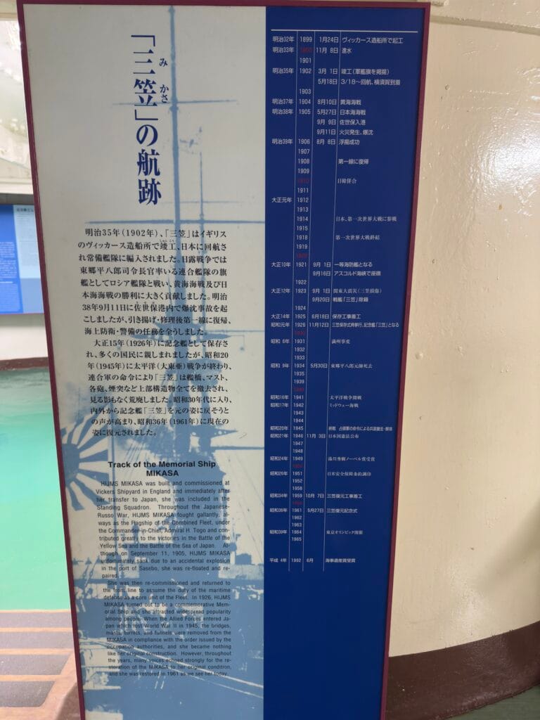 [景點介紹] 日本神奈川 紀念艦 三笠號戰艦