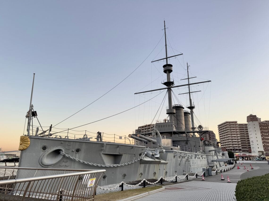 [景點介紹] 日本神奈川 紀念艦 三笠號戰艦