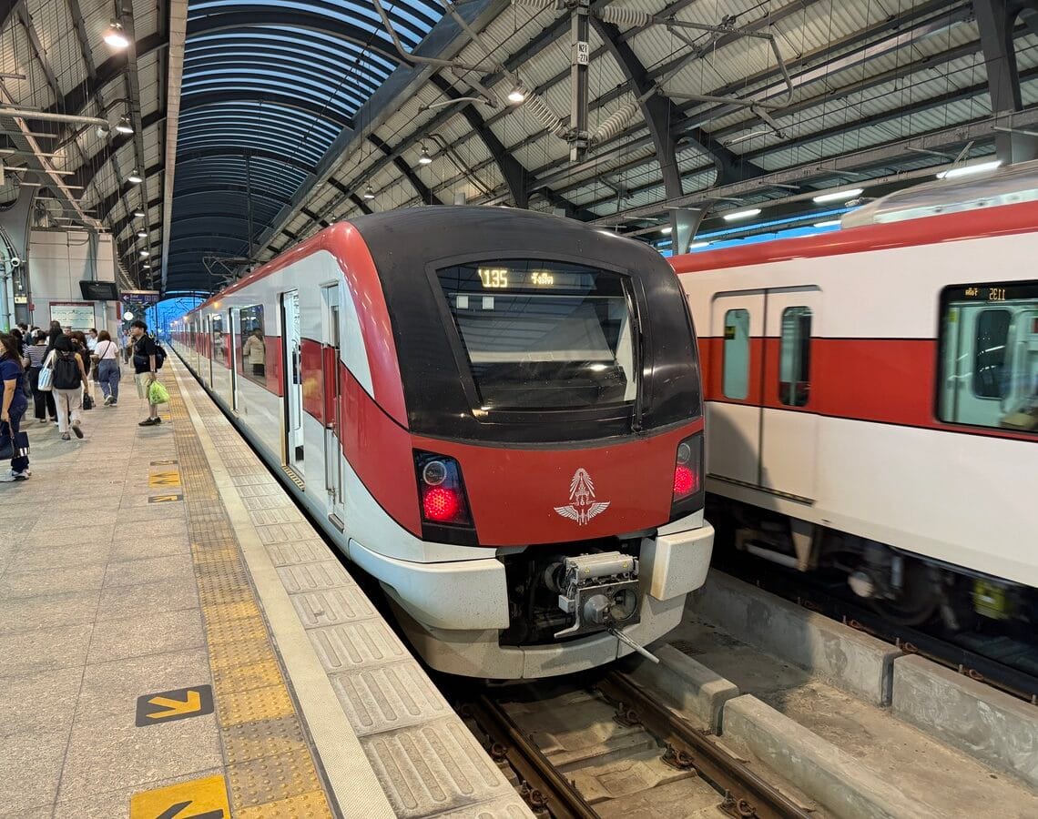 [旅遊交通] 泰國曼谷 SRT紅線：往返廊曼機場與曼谷市區最快的方式